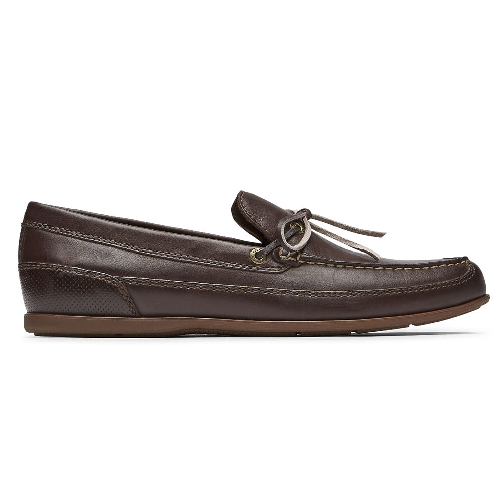 Rockport Mens Malcom Tie - Loafers Brown - WSQ056982